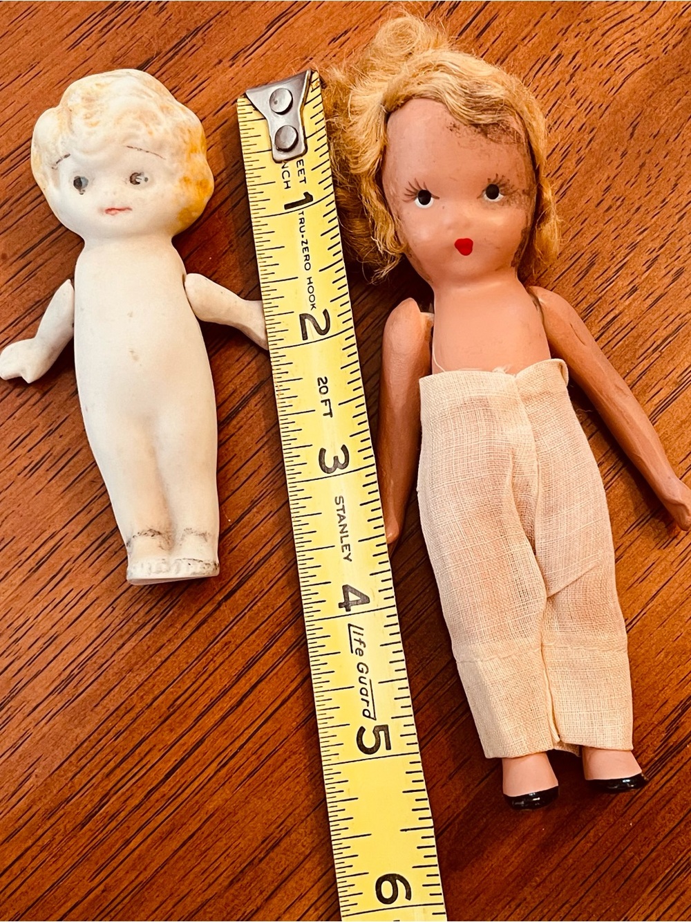 Vintage Kewpie Porcelain Articulated collectorflapper doll. 1 fix up.Japan#32